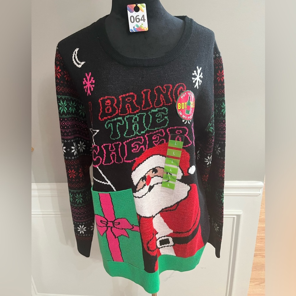 NWT Christmas Sweater-size Large